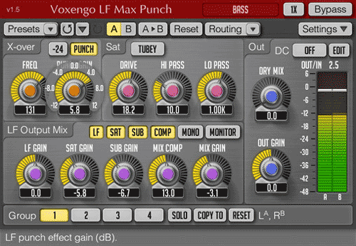 lfmaxpunch bass enhancer for contemporary music