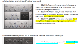 NI Compressor and EQ Help Sheet